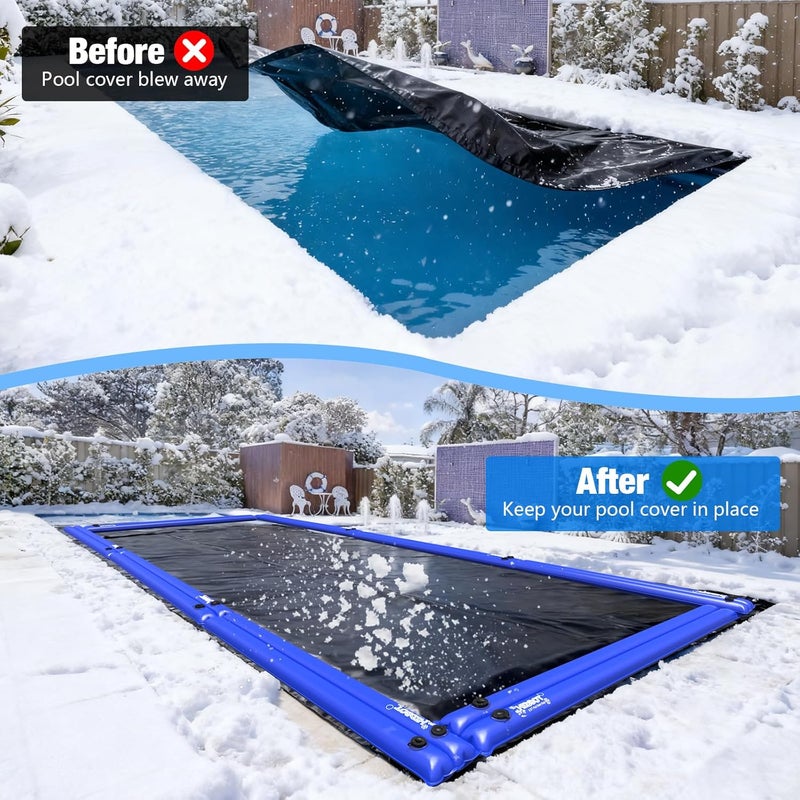 Hidbot 8.5 Ft Double Chamber Pool Water Bags,5 Packs-Water Tube for Winter Pool Cover,0.4mm Double Chamber Water Tubes for Inground Pool Swimming Pool Water Bags for Winterizing-Pool Covers Winter Closing - Image 5